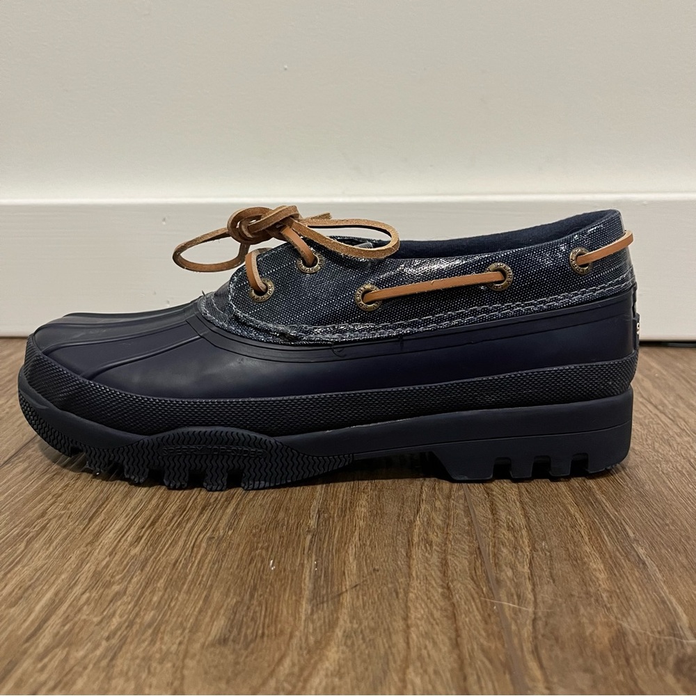Sperry Navy and Tan Duck Boots - Picture 11 of 14
